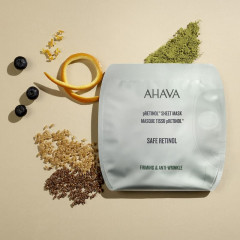 AHAVA SAFE RETINOL тканевая маска для лица с комплексом pretinol™