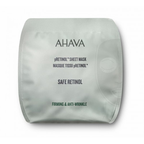 AHAVA SAFE RETINOL тканевая маска для лица с комплексом pretinol™